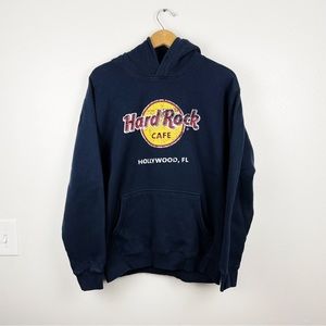 Hard Rock Cafe Hollywood Florida Black Sweatshirt